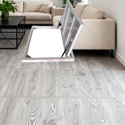 Removable Basement Entrance Hatch, Concealed Steel Floor Inspection Cover