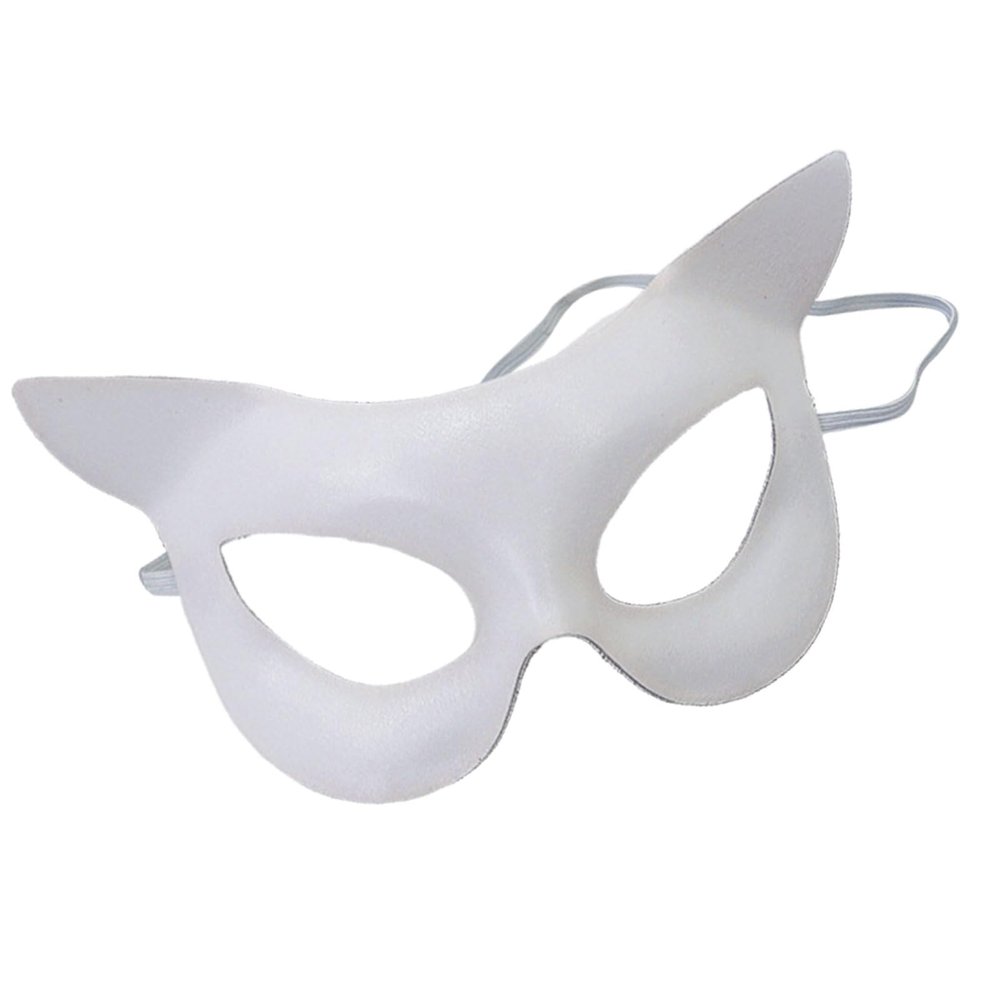 Greabuy Realistic Lightweight Cat Face Cover for Themed Parties, School Activities, and Dance