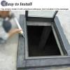 Tempered Glass Roof Hatch with Rain Protection for Maintenance and Daylight view 4