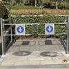Automatic Safety Gate, Sturdy Metal Swing Barrier for Secure Access Control view 3