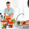 Food Storage Container Lids, Round Replacement Storage Covers for Glass Containers view 2