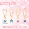BEAMARKER 1 Box 4Pcs Butterfly Water Bottle Charms view 2