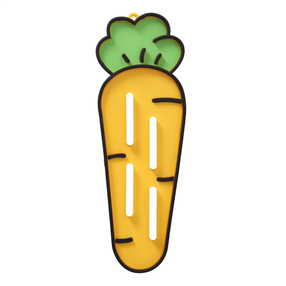 Carrot Shape Pot Lid Holder - Non Slip Mat