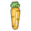 Carrot Shape Pot Lid Holder - Non Slip Mat view 1