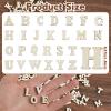 208-Piece Wooden Letter Set, 1.46 cm, A-Z view 2