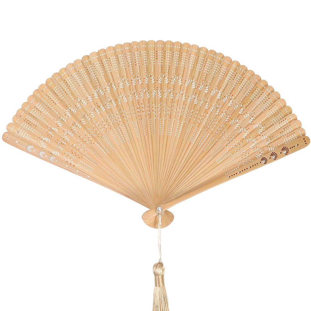 TOPPERFUN Sandalwood Folding Fan