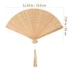 TOPPERFUN Sandalwood Folding Fan view 2