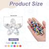 QUARKZMAN 50g Flower Loose Sequins 10mm Glitter Beads view 2