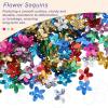 QUARKZMAN 50g Flower Loose Sequins 10mm Glitter Beads view 3
