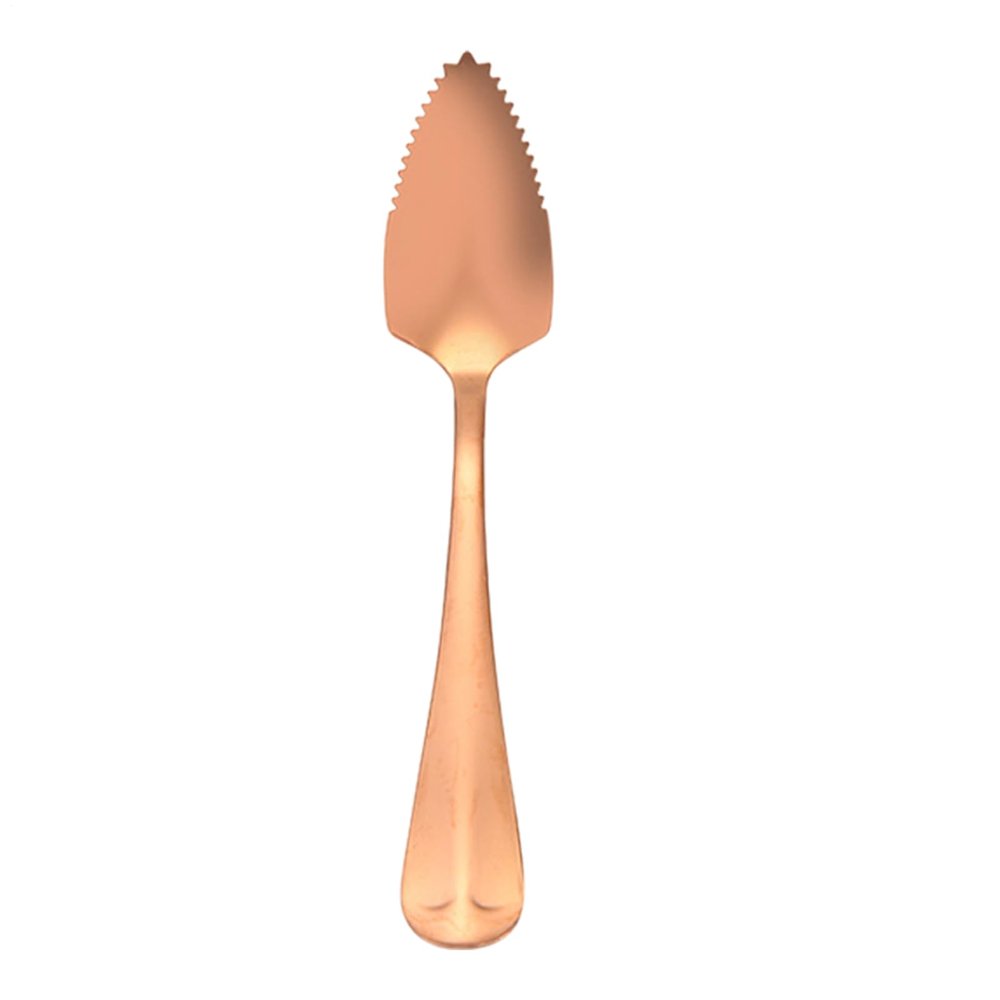 Fruit Dessert Spoon - Serrated Stainless Steel