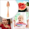 Fruit Dessert Spoon - Serrated Stainless Steel view 4