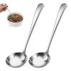 JJUNW 2-Piece Stainless Steel Soup Ladle Set view 1