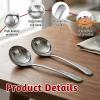 JJUNW 2-Piece Stainless Steel Soup Ladle Set view 3
