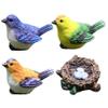 Miniature Bird Figurines Set view 1