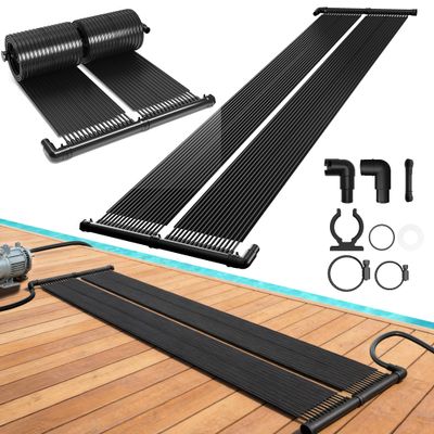 YRHome 600 x 70 cm Pool Solar Collector Kit, EPDM Solar Mat
