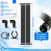YRHome 600 x 70 cm Pool Solar Collector Kit, EPDM Solar Mat view 2