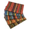 5-Piece Striped Bronze Cotton Fabric Set view 1