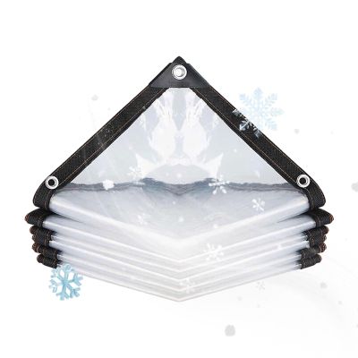 Heavy-Duty Clear PVC Tarp, Waterproof Outdoor Cover