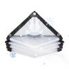 Heavy-Duty Clear PVC Tarp, Waterproof Outdoor Cover view 1