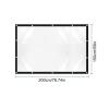 Heavy-Duty Clear PVC Tarp, Waterproof Outdoor Cover view 4