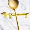 Metallic Chopstick Rest | Cartoon Fork Holder - Animal-Shaped Fork Rest for Restaurants & Hotels, Stainless Steel Stand for Spoon & Chopsticks view 3