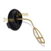 Fuel Cap + Oil Cap Compatible with Gde KS 500-62, KS400B, KS450B Chainsaws view 3