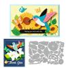 INFUNLY 30-Piece Hummingbird Cutting Plates view 1
