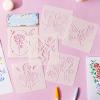 6-Piece Butterfly Stencil Set view 3