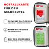 GRAFBURG Emergency Card for Wallet - Foldable ID with First Aid Guide - Set of 6 view 2