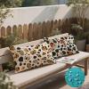 Orange Linen Pillow Covers, 40 x 80 cm, Set of 2, Waterproof Outdoor Covers, Cream view 3
