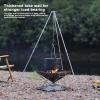 Aluminum Camping Cooking Tripod, Portable Campfire Stand view 4