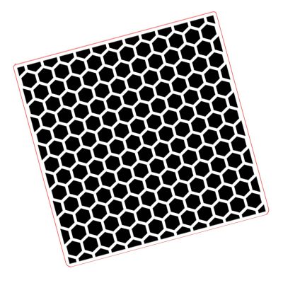 Obotsnoi Structured Embossing Stencils, 15.2 x 15.2 cm