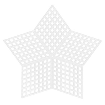 Healifty 10-Pack Plastic Mesh Fabric for DIY Embroidery