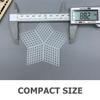 Healifty 10-Pack Plastic Mesh Fabric for DIY Embroidery view 4