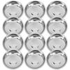 Milisten 12-Piece Set of 10 cm Stainless Steel Dipping Bowls view 1