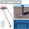 Stainless Steel Chimney Pipe Roof Brace Kit view 2