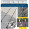 Stainless Steel Chimney Pipe Roof Brace Kit view 3