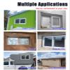 Rear Window with Glass for Ventilation, Lockable Design for Bathrooms and Garages view 2