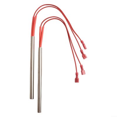 LatoYard Replacement Igniter Set for Nemaxx P6/P9/P12 Pellet Stoves, 230 V 300 W Stainless Steel, 9.5 mm x 150 mm, 2-Pack