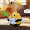 Crocheted Positive Bee view 3