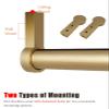 Garment Rod for Ceiling and Wall Mounting, Round Storage Rod for Small Spaces view 2
