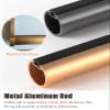 Garment Rod for Ceiling and Wall Mounting, Round Storage Rod for Small Spaces view 3