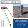 Universal Chimney Support Kit for Wood Stoves and Stove Pipes view 2