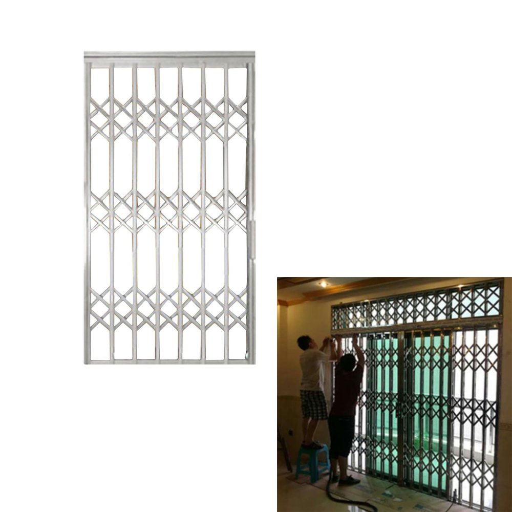 Window and Door Security Bar with Locking Mechanism