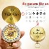 Personalized Engraved Compass with Luminous Numerals for Outdoor Camping and Navigation (Compass 5) view 2