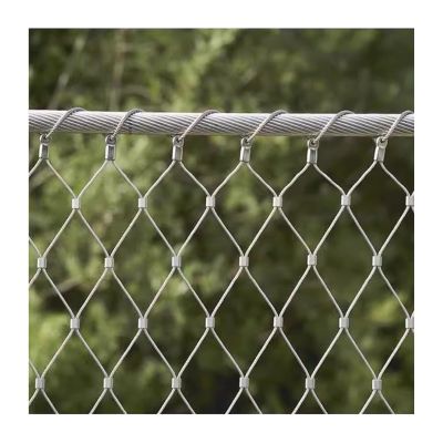 304 Stainless Steel Cable Net – Flexible Mesh Safety Net for Balconies and Stair Railings, Ideal for Soccer Fields and Zoos