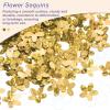 QUARKZMAN 50g Flower Loose Sequins 10mm Glitter Beads view 3