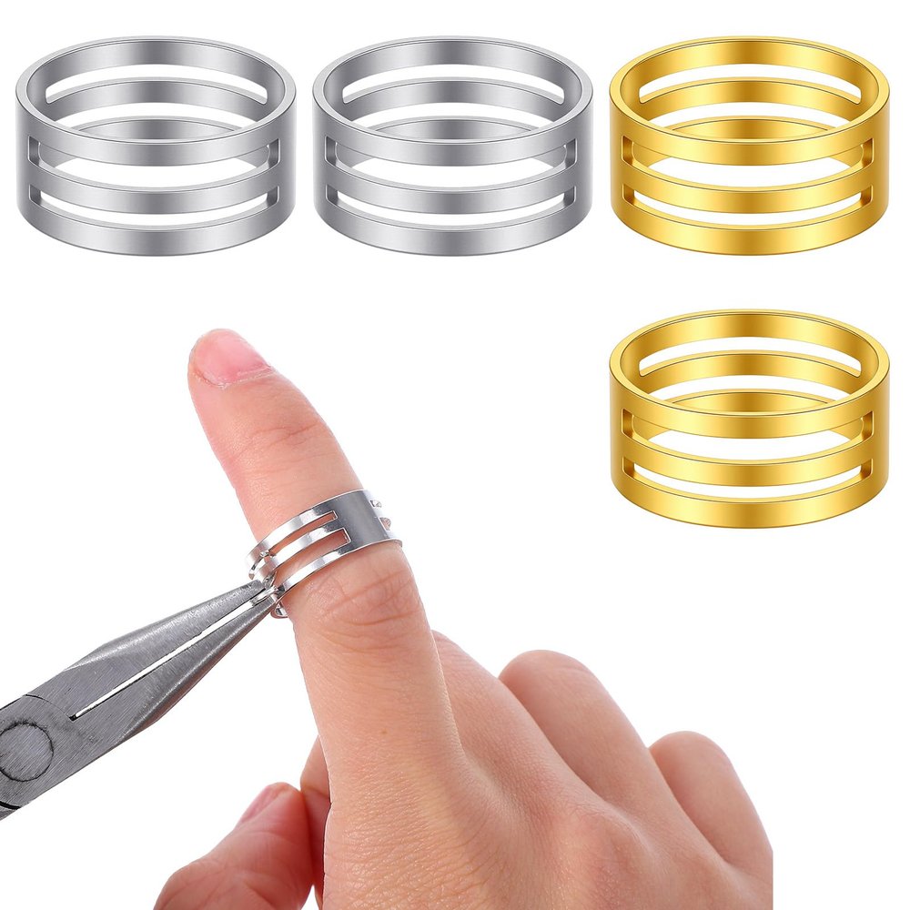 4-Piece Bending Ring Set for Jewelry Making