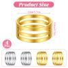 4-Piece Bending Ring Set for Jewelry Making view 2