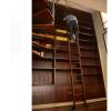Library Ladder Hardware Kit with Rails, Rollers and Brakes view 4
